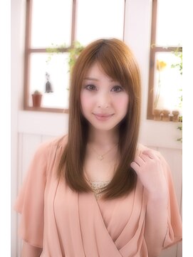 ミエルヘアーブラン(miel hair blanc) 【miel hair blanc】愛されシルキーストレート☆