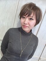 ヘアーデザイン シュシュ(hair design Chou Chou by Yone)&nbsp;☆chou chou☆ハイライト×ブルージュ×大人かわいいショート♪