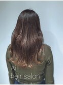 Ail style　ミルクティーアッシュグレージュ透明感カラー☆