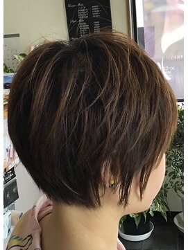 シフォン ショートカット