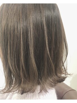 インビテーション(invitation) #ミルクティーグレージュ#セミディ