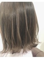 インビテーション(invitation) #ミルクティーグレージュ#セミディ