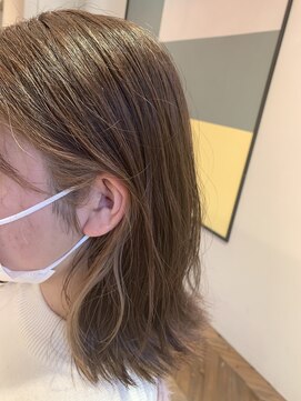 エスト ヘアー ルーナ 本八幡店(est hair Luna) インナーカラー×ミルクティ