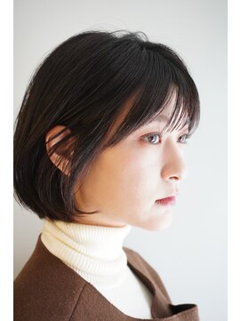 フォト 新宿(foto) グレーベージュ前髪パーマレイヤーカットダブルカラー髪質改善