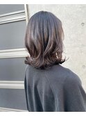 切りっぱなしボブ(デジタルパーマ)