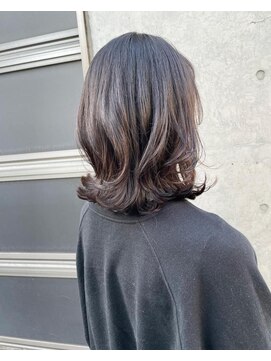 アクアオモテサンドウ(ACQUA omotesando) 切りっぱなしボブ(デジタルパーマ)