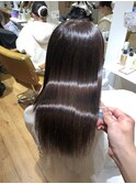 髪質改善×ピンクブラウン