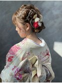 振袖シニヨン