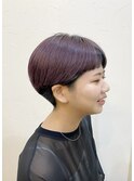 ベビーバングマッシュ
