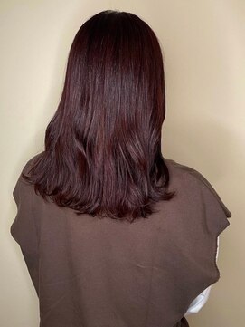 トップヘアーラウンジ 知立(TOP HAIR Lounge) チェリーブラウンカラーで艶っぽく！/ベビーピンク