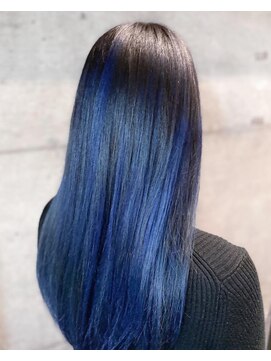 グランアージュ 池袋東口店(grandage) 髪質改善×ブリーチオンカラー/ブルーバレイヤージュ/池袋