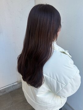 ジュエ ヘアー デザイン(Jue hair design) ツヤ感しっかりココアブラウンカラー