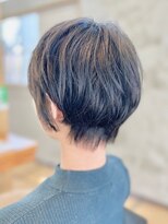 ポルム パプリカ(polum paprika)&nbsp;大人可愛いナチュラル黒髪暗髪ショートStyleツヤ髪