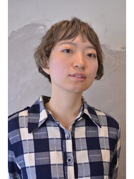 スパイス SPYS 30代40代/5分セット・ショートボブパーマ・ラベンダーベージュ