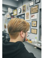 アイコン ブルー メンズ(I-CON #blue MEN'S)&nbsp;センターパート×外国人風ナチュラルブラウンカラー