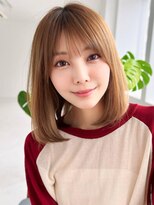 《Agu hair》顎下結べるボブ×numberA.ケアオイルスリーク