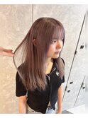 学生ハイトーングレージュカラーケアブリーチ2回黒染め残留