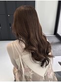 オリーブアッシュベージュダブルカラーブリーチ新潟万代