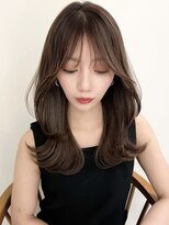 リル バイ ジルブラン(Lil by JIL BLAN) 前髪 こなれミディ イメチェン ウェーブパーマ 韓国マッシュ