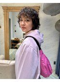 【farfara】ショートデザインパーマ(問屋町テラス)大島結衣