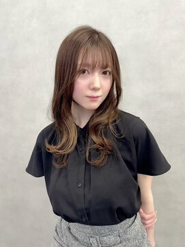 ウノ 若葉台(UNO) 毛先ウェーブ巻き