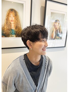 シアン 矢場町店(CYAN.) マッシュショート×ゆるっとくせ毛風パーマ