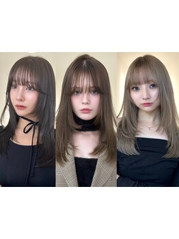 口コミ高評価のレイヤーカット*毛流れやクセを活かした顔周りカット&前髪カットの特化salon*[渋谷駅]