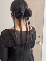 シュピネ(choupinet)&nbsp;ツインおだんごみつあみ