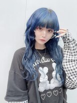 アソビセカンド 原宿(ASOBI 2nd)&nbsp;前髪/マチルダボブ/ピンクベージュ/インナーグレージュ/ブルー