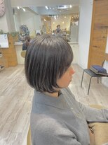 ヒラソル(girasol)&nbsp;前髪あり/ナチュラルボブ/大人ショートボブ
