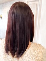 キャアリー(Caary) 福山美容室Caary20代30代ピンクブラウンコーラルピンク高発色