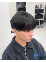 ジーニー 新百合ヶ丘(Genie) フェザーパーマサーフカール刈り上げセンターパート