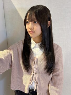 アム(amu) 髪質改善酸性ストレート/ロングレイヤー/顔まわりカット