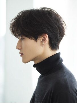 ニュアンスパーマ/フェザーパーマ/メンズカット/メンズマッシュ