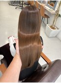 髪質改善　ベージュカラー