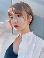 シンス 銀座(since)&nbsp;小顔似合わせカット/ショートボブ/グレージュカラー【銀座駅】