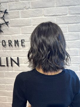 エールフォルム 藤枝店(YELLFORME) ふんわりボブ×ダークグレージュ【藤枝】
