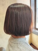 超高濃度水素ケアカラー大人丸みボブ　【40代50代60代】