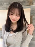 チョコレートブラウン ミディアムレイヤー【肥田亜沙美】