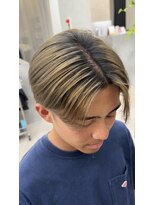 ITSUKI men's&nbsp;メンズセンターパート×グレージュシャドウルーツ