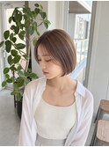 1. 福岡天神/ボブ/縮毛矯正/切りっぱなしボブ