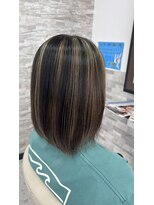ヘアーララプラス(HAIR lala+) 【HAIR lala+】#抜きっぱなし#ハイライト#白髪ぼかしカラー