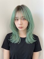 ユニ 心斎橋(Uni.) 心斎橋/韓国ヘア/レイヤーカット/髪質改善/顔周り/ブリーチ