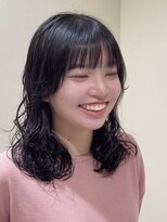 シアン 栄店(CYAN.)&nbsp;結んで可愛いおくれげパーマ+ふんわりウェーブパーマ
