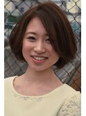 髪質改善トリートメント☆ナチュラルブラウンの自然なボブ