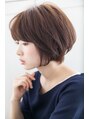ヌーン ヘアメイク プラス ハッピータイムズ(NOON hair make+happy times) 大人かわいい☆小顔前下がりボブ