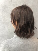 ヘアサロンエム 川越(HAIR SALON M)&nbsp;外ハネボブ/アッシュブラウン/ネオウルフ/デザインカラー