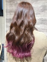 ヘアー ブランコ(hair Blanco)&nbsp;全体カラー＆裾カラー♪ピンクパープル