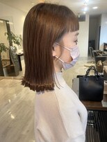 ディコ(Dico) Hona hair ☆ シナモンベージュ×外ハネニュアンスもみ上げ