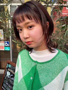 バルス(BLS) ウルフミディ×インナーカラー【デザインカラー/ハイライト】